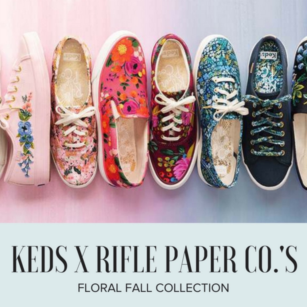 Rifle Paper Co + Keds Anchor Sneakers